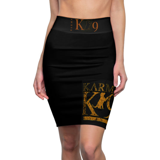 Karma K9 Cheer! Women's Pencil Skirt (AOP)