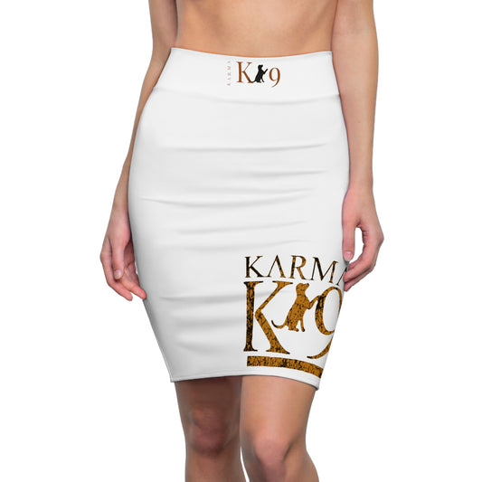 Karma K9 Cheer! Women's Pencil Skirt (AOP)